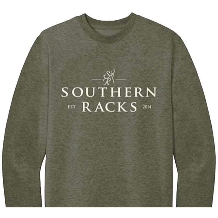 Southern Racks Crew Neck Heather Sweatshirt